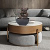 Tabletop Water Fountain Resin with Cascading Rock Waterfall and LED