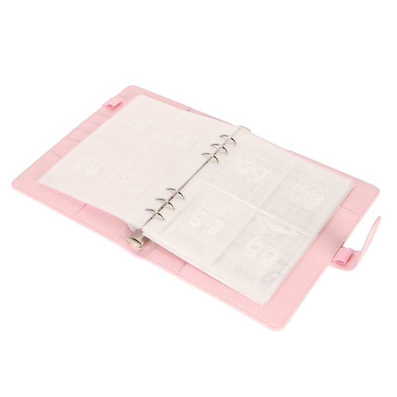 100 Envelopes Challenge Binder Waterproof A5 Money Saving Budget Binder