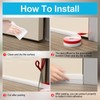 Pluden 2Inch (W) x 20FT(L) Door Weather Stripping, Door Draft
