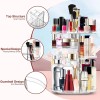 Organizador Para Cosméticos Multinivel Giratorio 360° Trabsparente