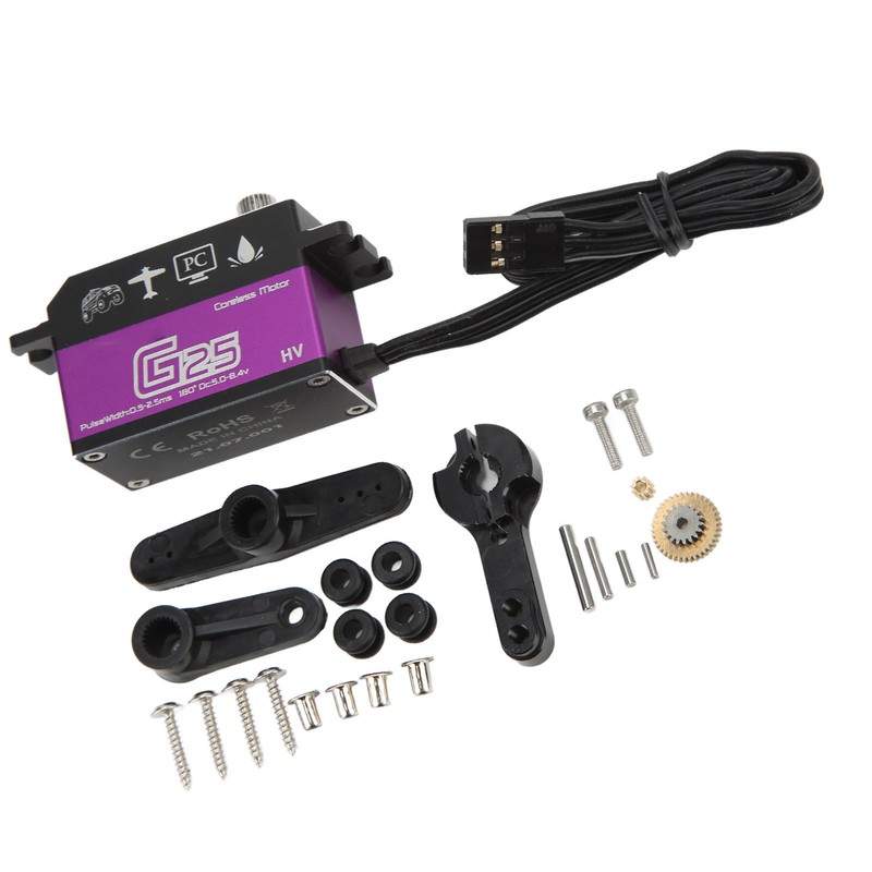 Metal Gear Servo Fully Waterproof Servo System High Speed Response