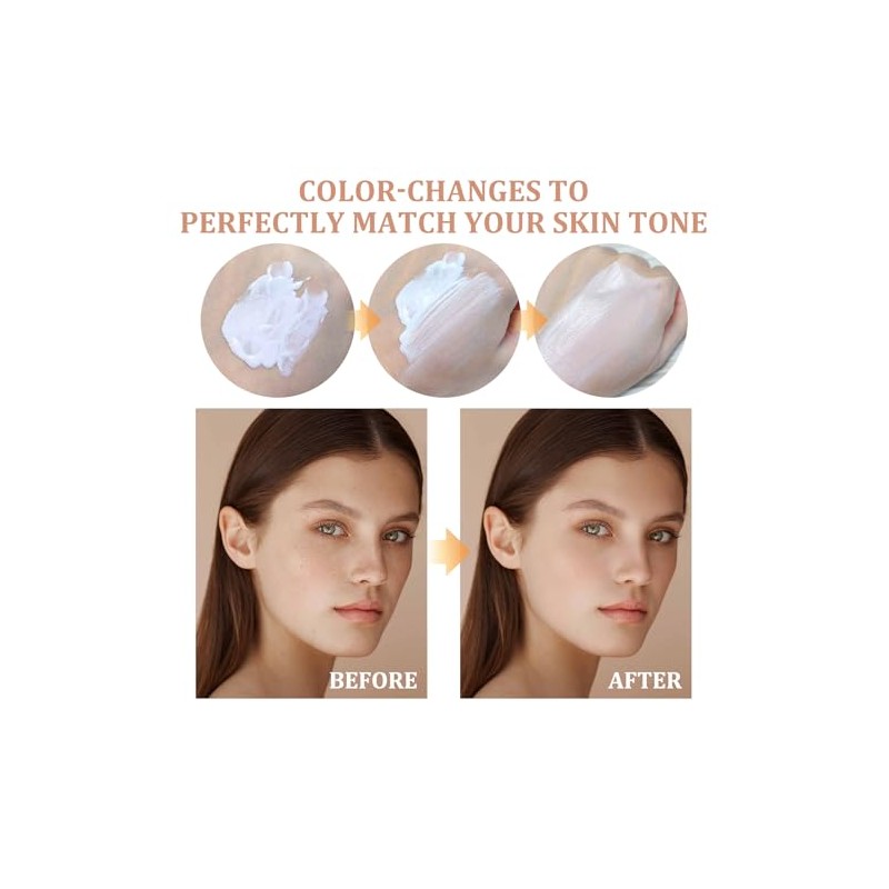 Set Bases Maquillaje Que Cambian Color Base Líquida Cobertura Total
