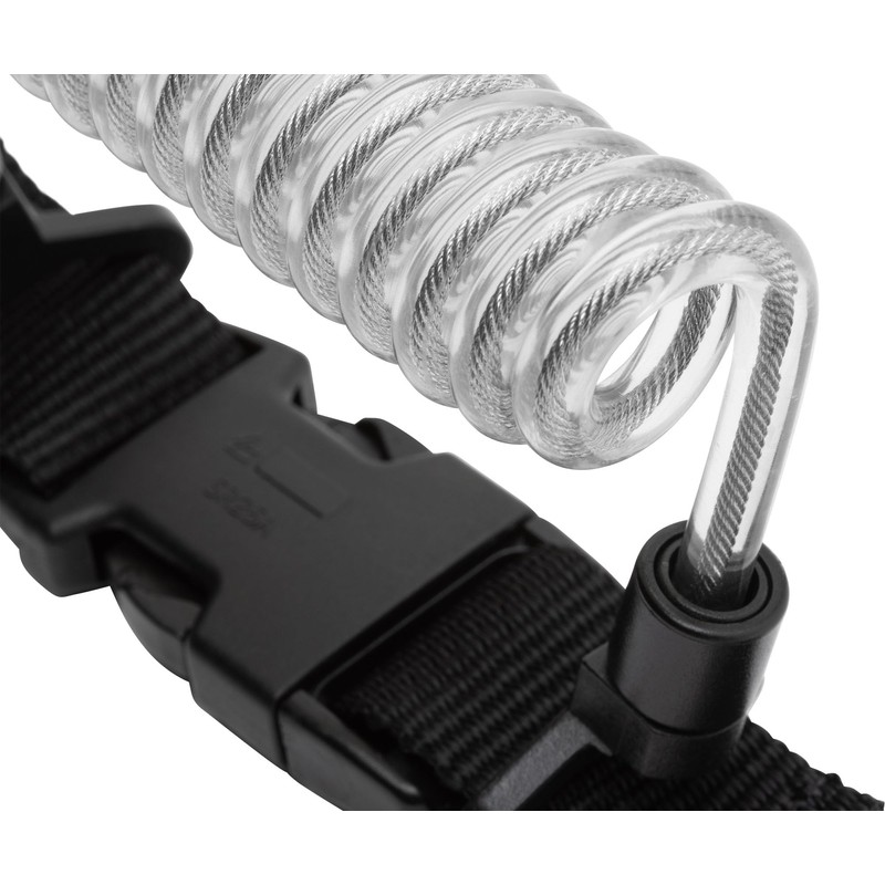 Cressi Laynyard with Clip Snap - Elastic Spiral Cable for