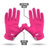 Nxtrnd G3 Padded Football Gloves, Sticky Padded Receiver Gloves, Lineman