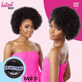Sensationnel Instant Weave Half Wig - 21 Synthetic Blendwig Adjustable Drawstring for Seamless Hair Blending (T2/30)