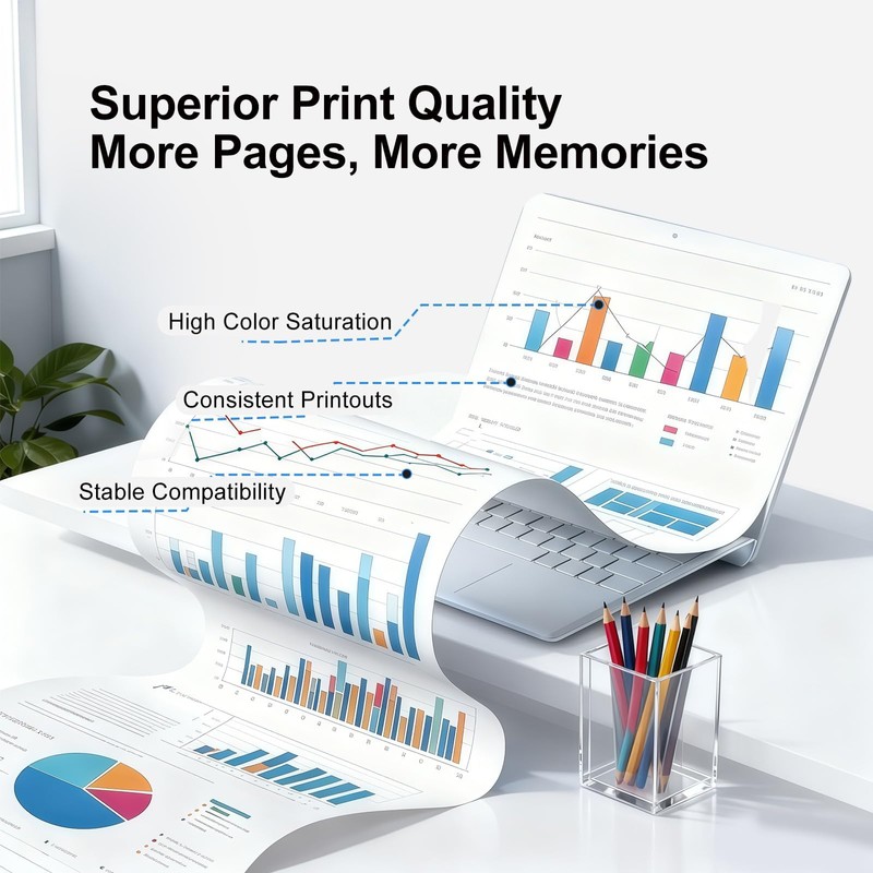 HenceBuy Compatible Toner Cartridges for Canon 072H CRG-072H Toner