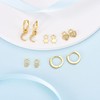 CERSLIMO Gold Dangle Hoop Earrings for Womens Girls - 2