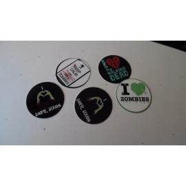 Unbranded Pre Cut One Inch Bottle Cap Images DARYL DIXON ZOMBIES WALKING DEAD  Free Ship - photo, 25 images