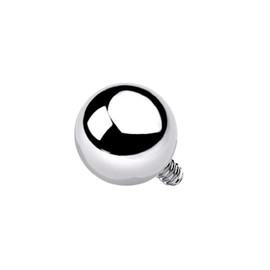 Pierced Owl Set of 10 14-16GA G23 Implant Grade Titanium Replacement Balls for Internally Threaded Jewelry (14GA - 5mm)