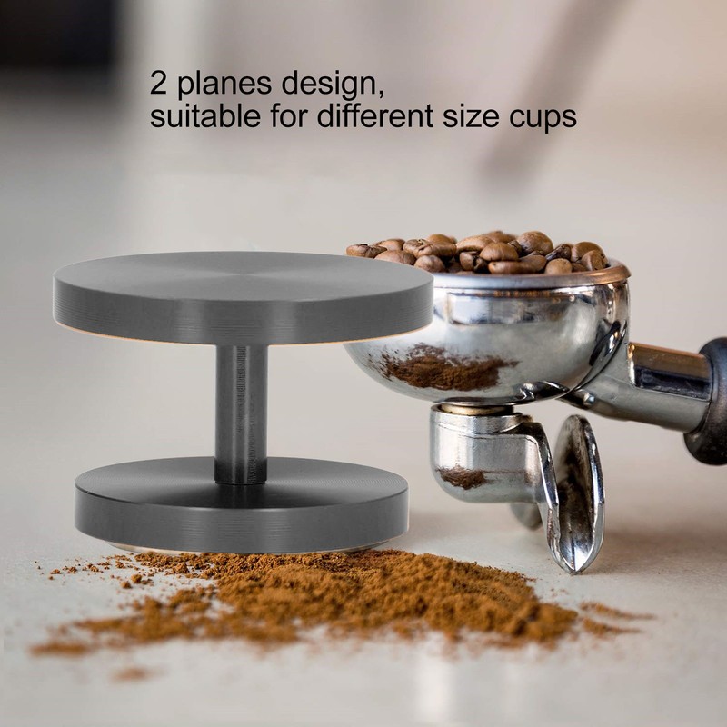 Double Head Coffee Powder Tamper Non Corrosive Aluminum Dual Sided
