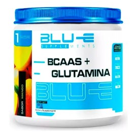 Suplemento Bccaas Glutamina Blu-e 500g Sabores Mango                                                                                                  