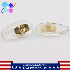 Unbranded Gold Replacement Screw-in Nose Pads W/Screws For GU CCI Eyeglasses Sunglasses