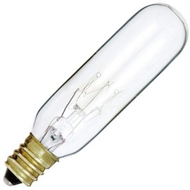 Satco S3714 Candelabra Bulb in Light Finish, 3.13 inches, Clear