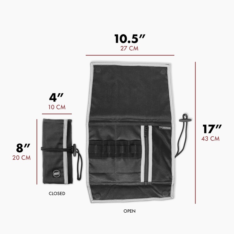 Knafs - Tool Burrito Knife Maintenance Storage Pouch - Portable,