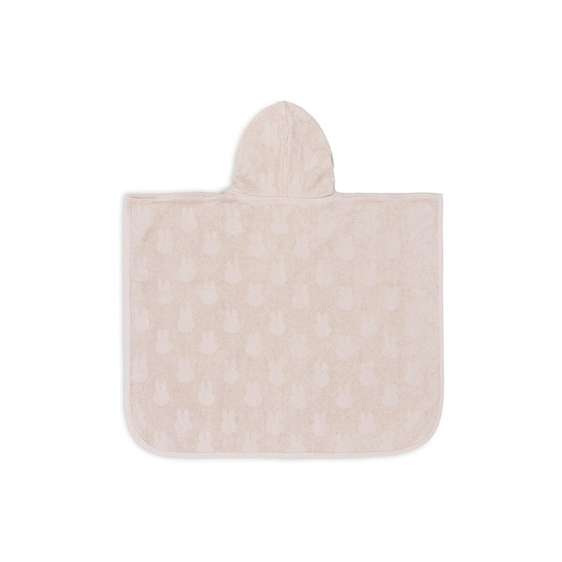 Jollein 533-550-67088 Bath Poncho/Beach Poncho - Miffy Terry Cloth Nougat