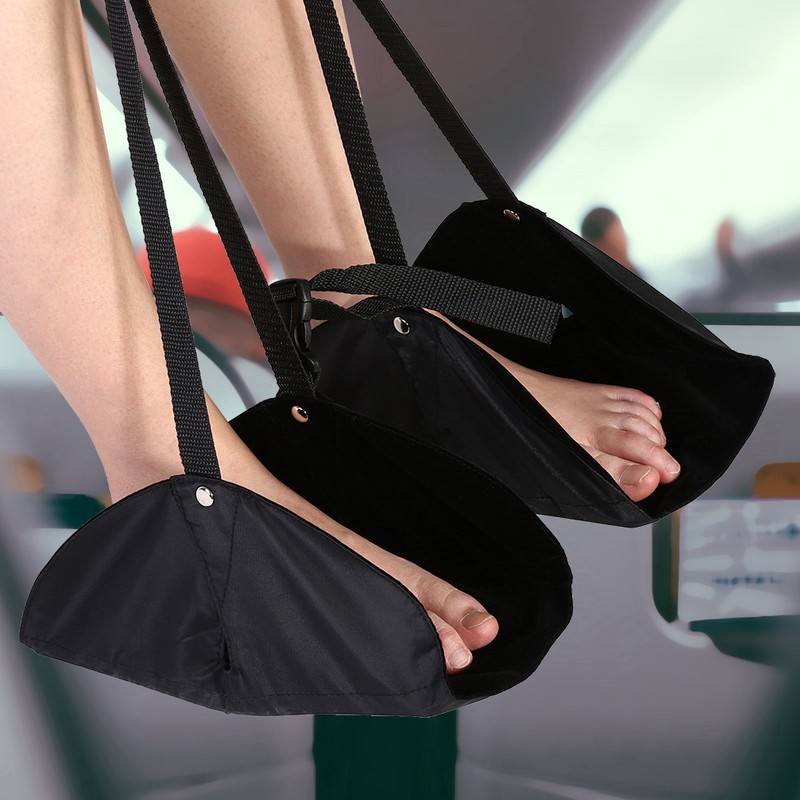 New Portable Foot Rest Adjustable Feet Fatigue Relieve Hammock for
