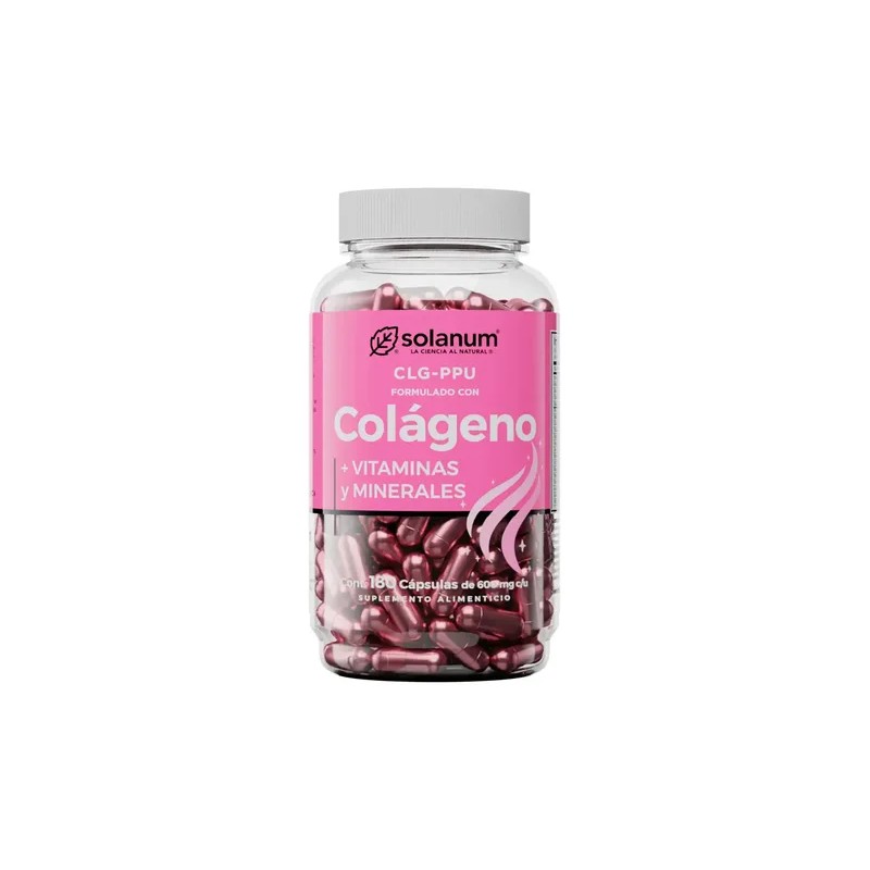 Solanum Colágeno CLG-ppu Vitamina Y Minerales 180 Cáps Sfn Sabor
