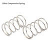TOP-VIGOR 10Pcs Compression Spring, 15mm OD,1mm Wire Size,25mm Free Length