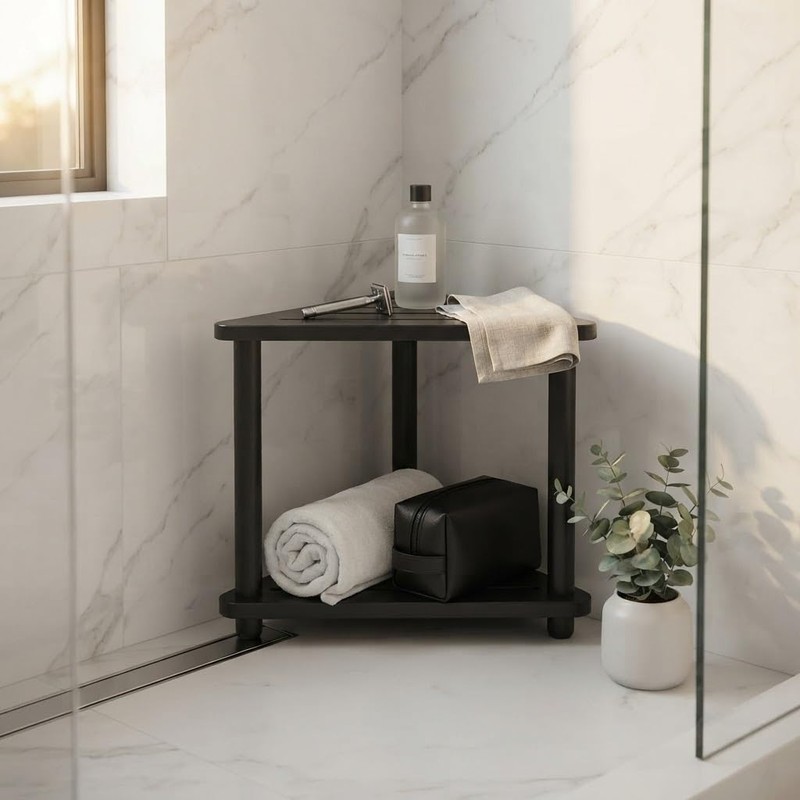 Shower Foot Stool for Shaving Legs, 15.7" W x 9.4"