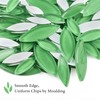 Youway Style Green Leaf Mosaic Tiles for Crafts Bulk,200g Petal