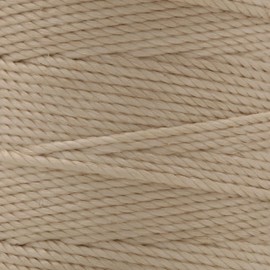 The Beadsmith Pure Silk Cord – Ecru Color – Size FFF (0.419mm/0.0165”) – 92 Yards (276ft), 1/2-Ounce Spool – for Knotting Pearls, Gemstones, Crystals and Beads