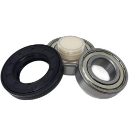 vm-doka Bearing Set Ball Bearing 6205 6206 Shaft Seal 35 x 62 x 11/12.5 Compatible with Washing Machines AEG