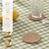 Round Placemats, Jute Placemat, Coasters, 10 x 10 cm, Pack