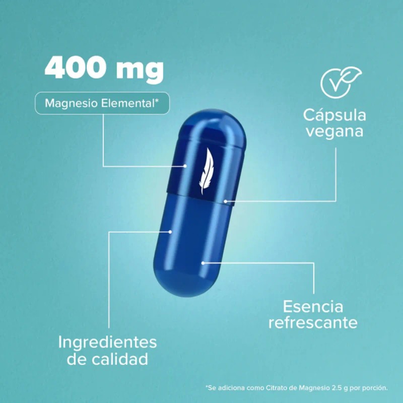 Birdman Citrato De Magnesio 400 Mg 80 Porciones 240 Cápsulas