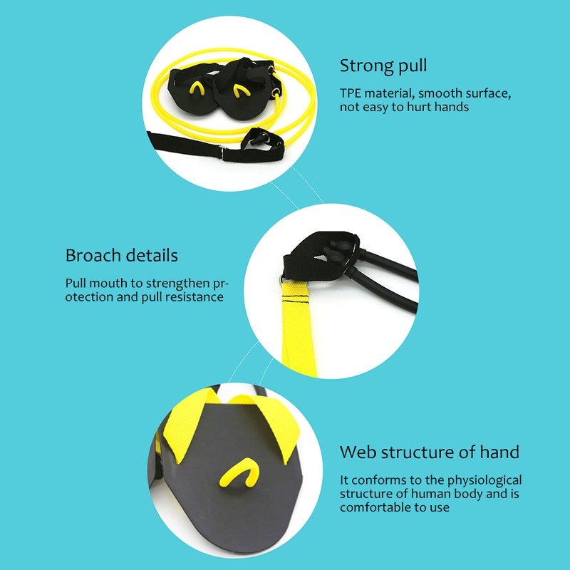 Swimming Arm Strength Trainer Professional Swimming Resistance Exercise Bands with