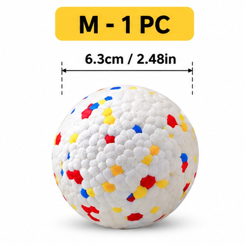 High Elasticity Dog Ball for Chewing & Play – Solid