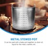 UPKOCH Stock Pot Insert Steamer Basket Stainless Steel Boiling Basket