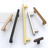 KNOKLOCK 10 Pack 10 Inch(254mm) Kitchen Cabinet Handles Brushed Gold