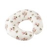 Bunnikins & Clover Cotton Breastfeeding Nursing Pillow with Removable Cover,