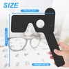 Professional Ophthalmic Lorgnette 17 Pinhole Black Plastic Vision Test Eye