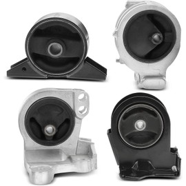 A-Premium 4PCS Engine Motor Mount and Transmission Mount Set Compatible with Dodge Stratus & Chrysler Sebring 2001-2005 & Mitsubishi Eclipse 2000-2005, Galant 1999-2003, Automatic, Replace# B111001310