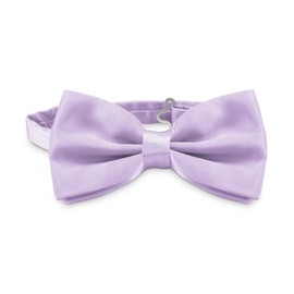 OcioDual Elegant Bow Tie for Men Simple Design with Adjustable Clip Hook Closure 12cm x 6cm for Celebrations, Parties, Work, Weddings and Events, lavender