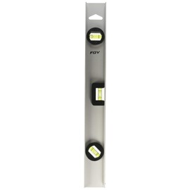 Foy 142602 Nivel 3 Gotas 18" de Aluminio