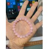 RAYON MADAGASCAR Rose Quartz Bead Bracelet for Men Women Stretch