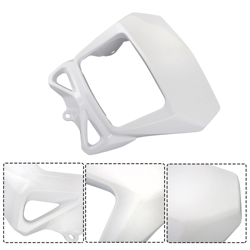 WFLNHB White Headlight Shroud Surround Replacement for Suzuki DR-Z400S DRZ400SM