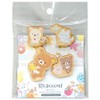 NaganoFactory Rilakkuma Clip Set of 4 Nikoniko Happy for you