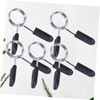 BESPORTBLE 5pcs 24mm Dumbbell Barbell Clamps Spring Clip Collars Barbell
