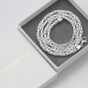 Byzantine Chain 4 mm, Solid 925 Silver, Selection of Lengths,