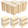 NUOBESTY 24pcs Paper Popcorn Boxes, Cardboard Candy Container Mini Popcorn