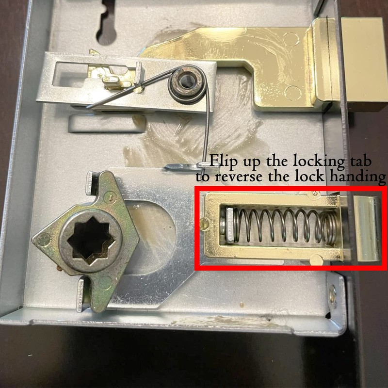 MaxxGeek Mortise Keyed Lock Set with Classic Knobs, Perfect for