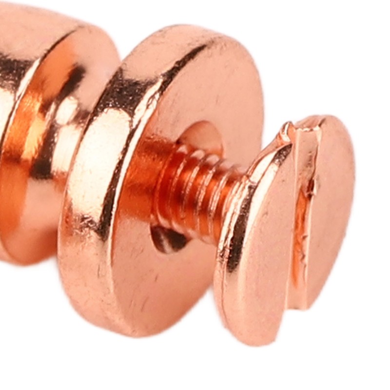 100set Punk Cone Spikes Studs Rose Gold Pointed Electroplating Burr