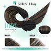 Ukira Extensiones De Cabello Con Clip En Cabello Humano Real,