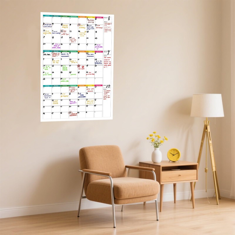 DeBiao 24" x 36" Dry Erase Wall Calendar large -