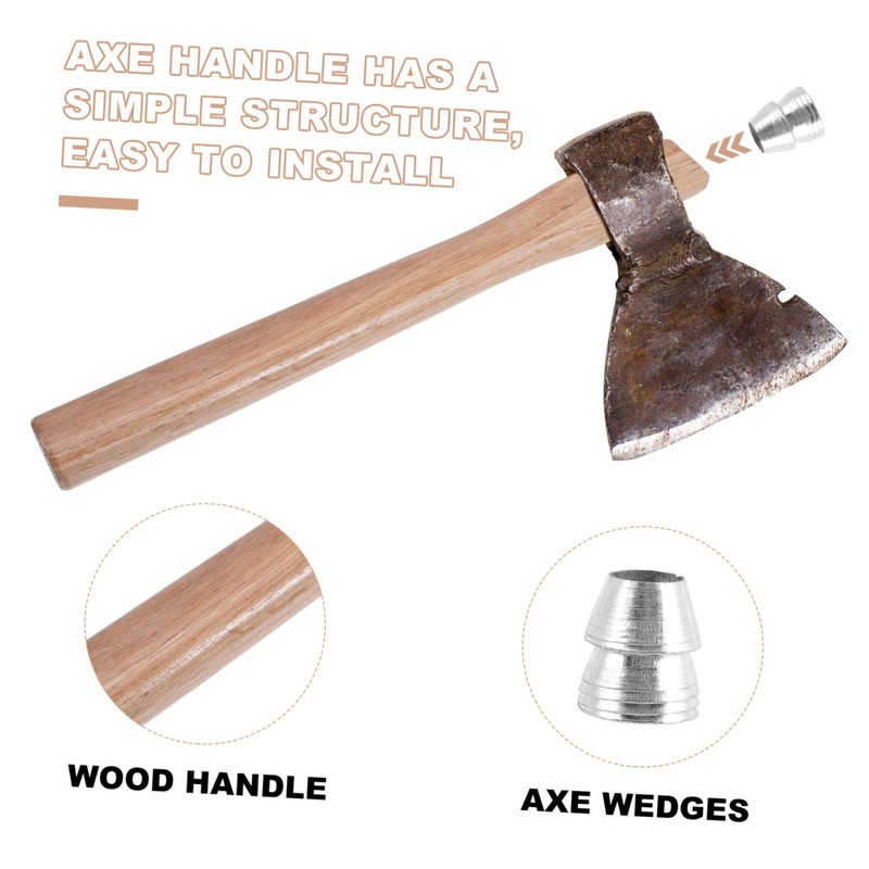 COHEALI 1 Set Axe Handle Replacement with Wedge for Camp