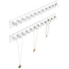 Heesch Necklace Holder, Acrylic Necklace Hanger, Wall Mount Necklace Organizer,