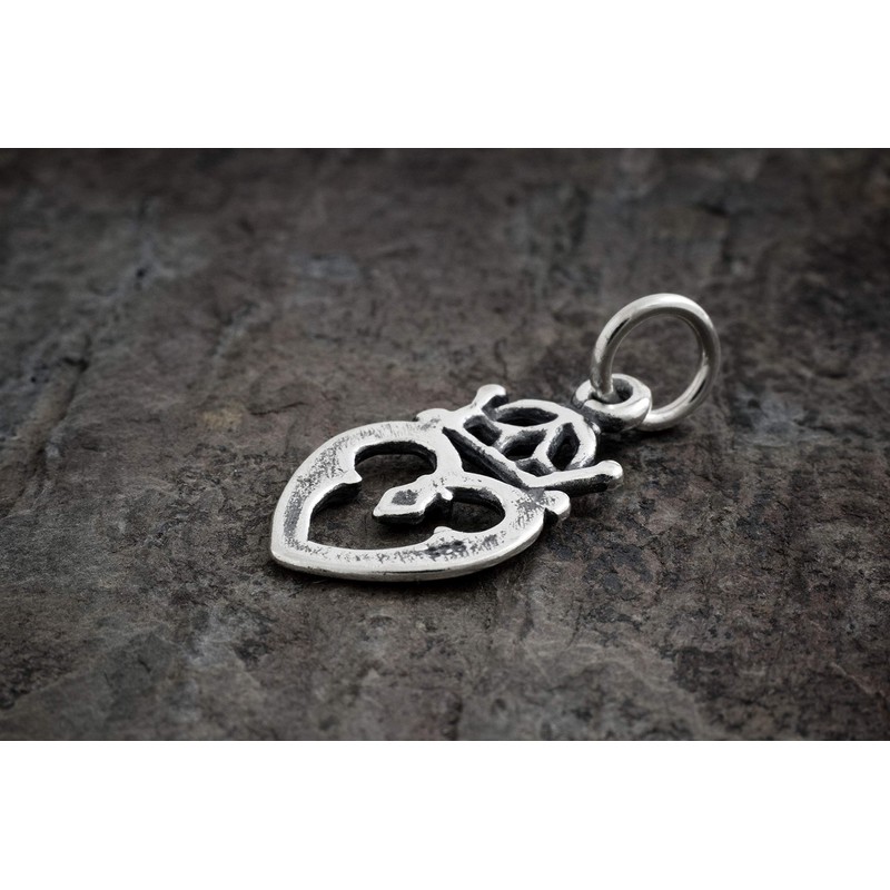 Sterling Silver Scottish Luckenbooth - SMALL - (Charm Only or